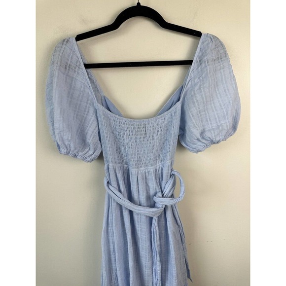 Hello Molly Light Blue Midi Dress - Picture 8 of 9